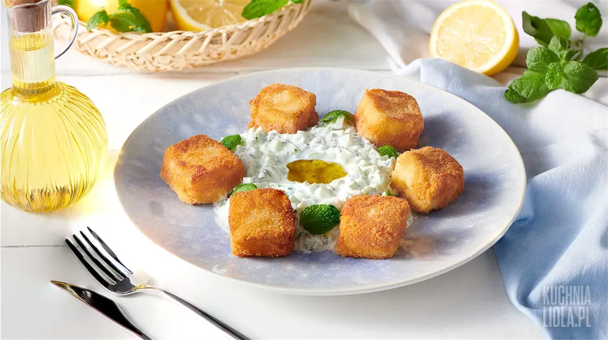 Nuggetsy z halloumi Nuggetsy z halloumi