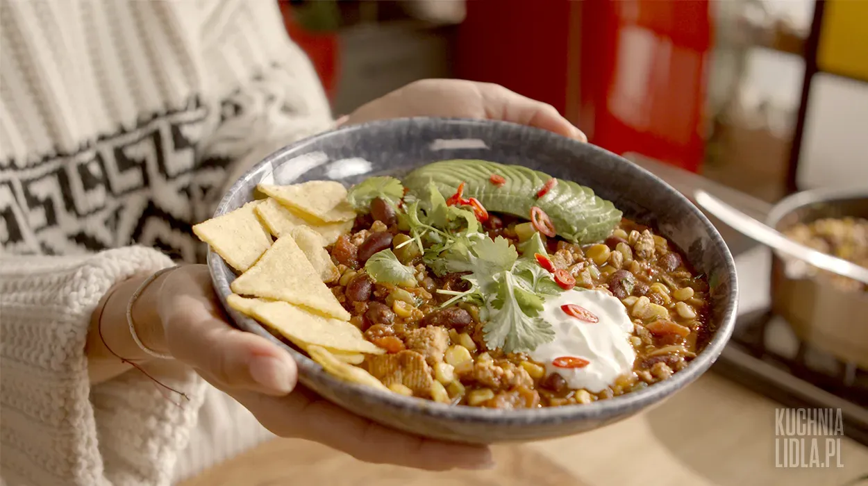 Chili sin carne con tofu Chili sin carne con tofu