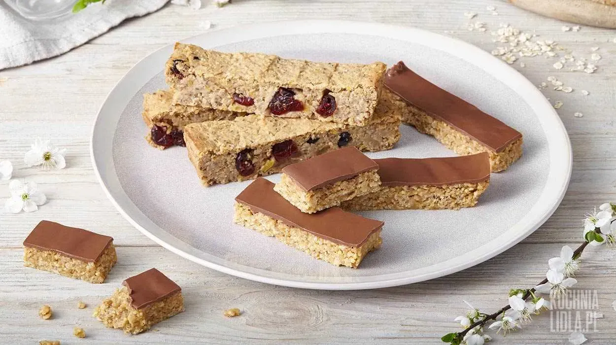 Pieczone batony idealne po treningu Pieczone batony idealne po treningu