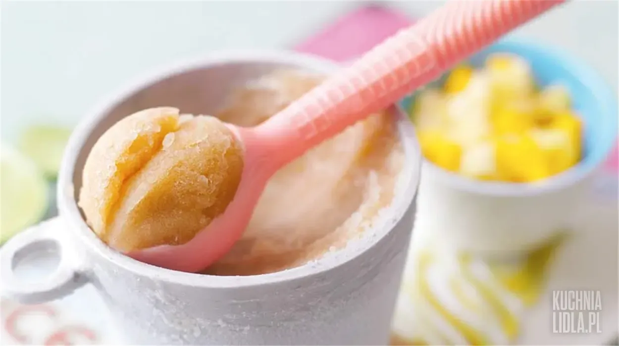 Sorbet z zielonej herbaty i limonki Sorbet z zielonej herbaty i limonki