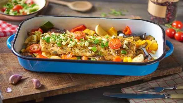 Dorsz z ratatouille