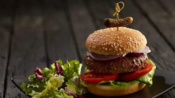 Hamburger zebra